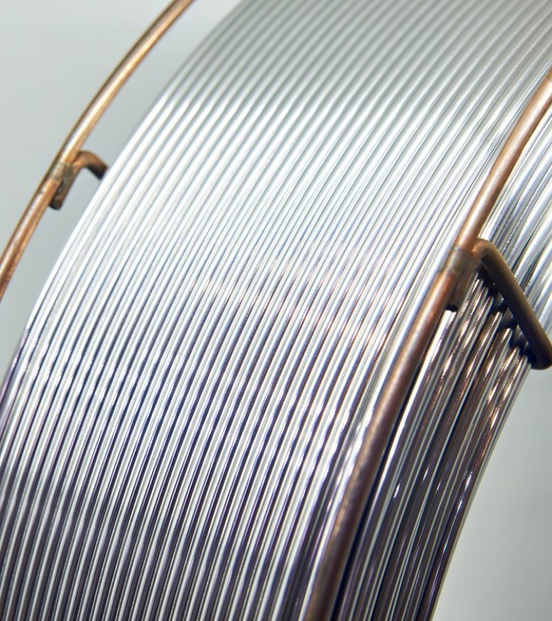 Aluminum wire in the coil