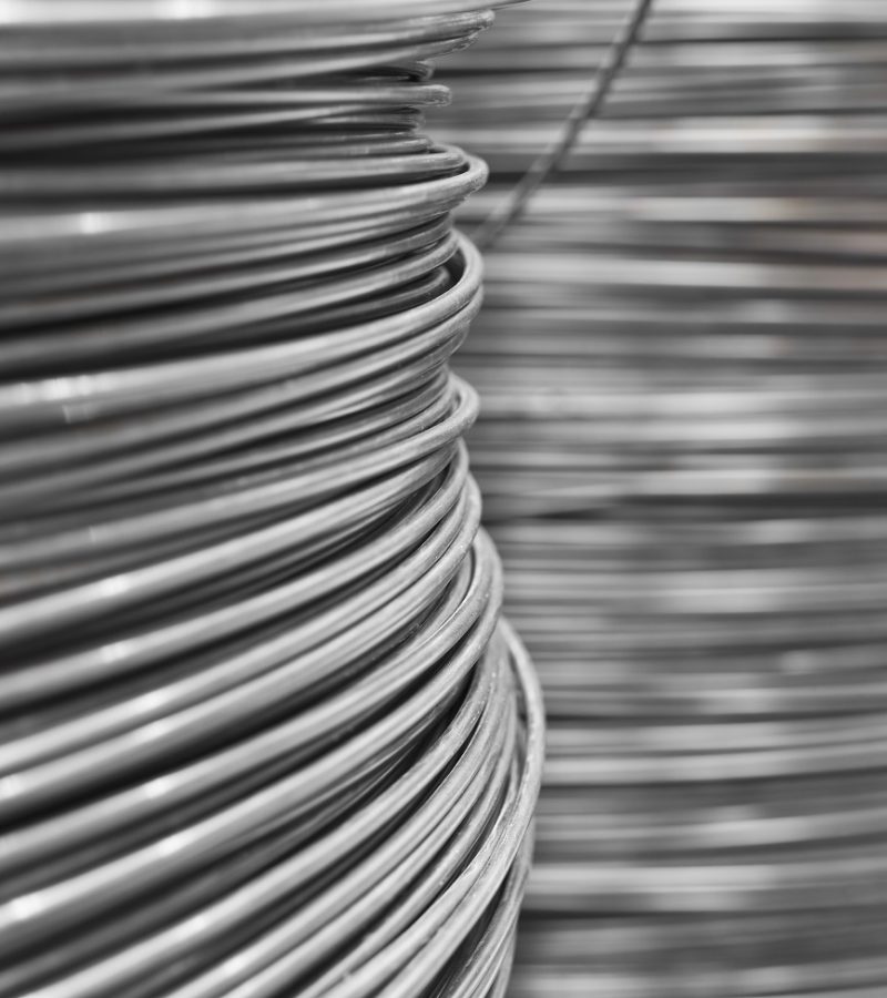Full Frame of Steel Wire
