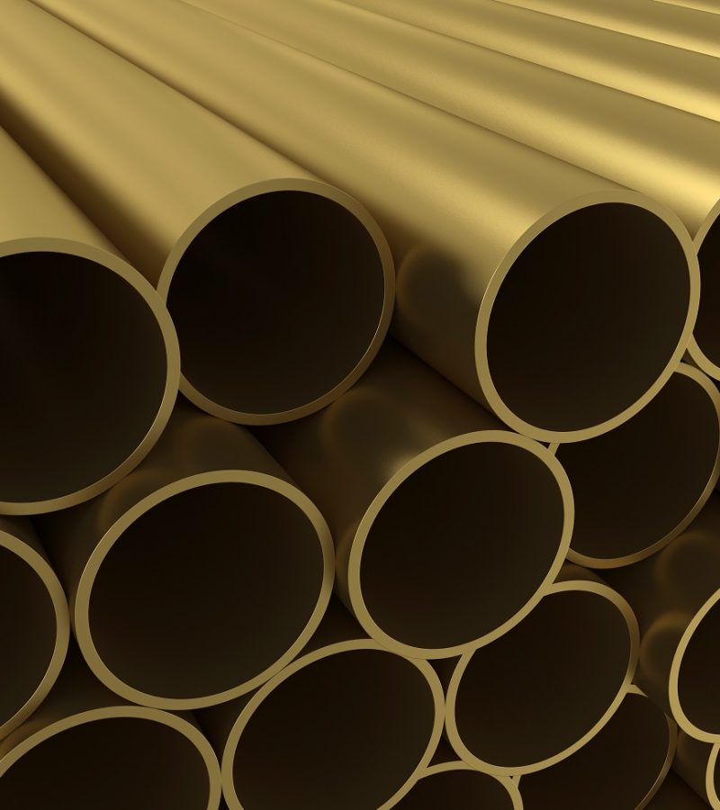 The group of non-ferrous alloy tubing